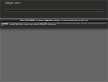 Tablet Screenshot of kager.com